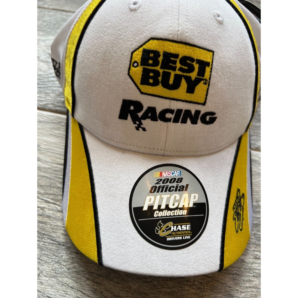 elliott Sadler Best Buy Racing‎ NASCAR 2008 Official Pit Cap Baseball Hat NWT